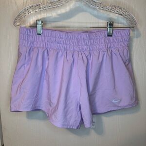 New with Tags Women's Lavender Nike Shorts Size Medium